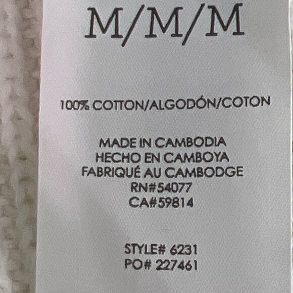 CABI Half Circle Sweater Winter Ivory Sz M #6231 - Picture 7 of 7